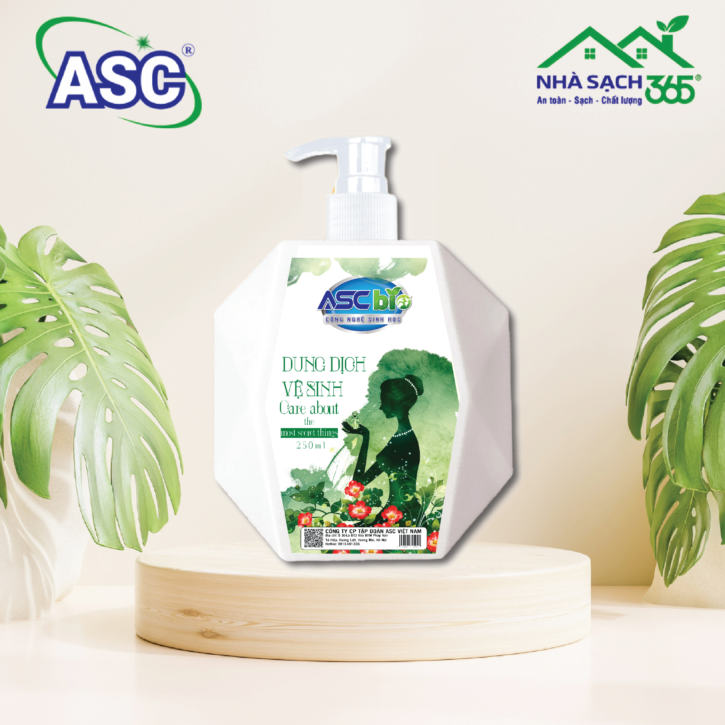 Dung dịch vệ sinh phụ nữ ASC 250ml